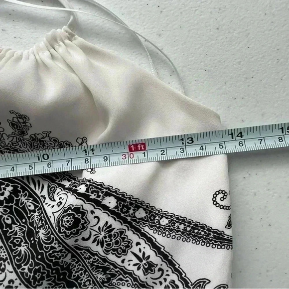 Cachè Wrap Top Double spaghetti Strap Halter Pleated Long Full Length Maxi Sz XS - Picture 13 of 16